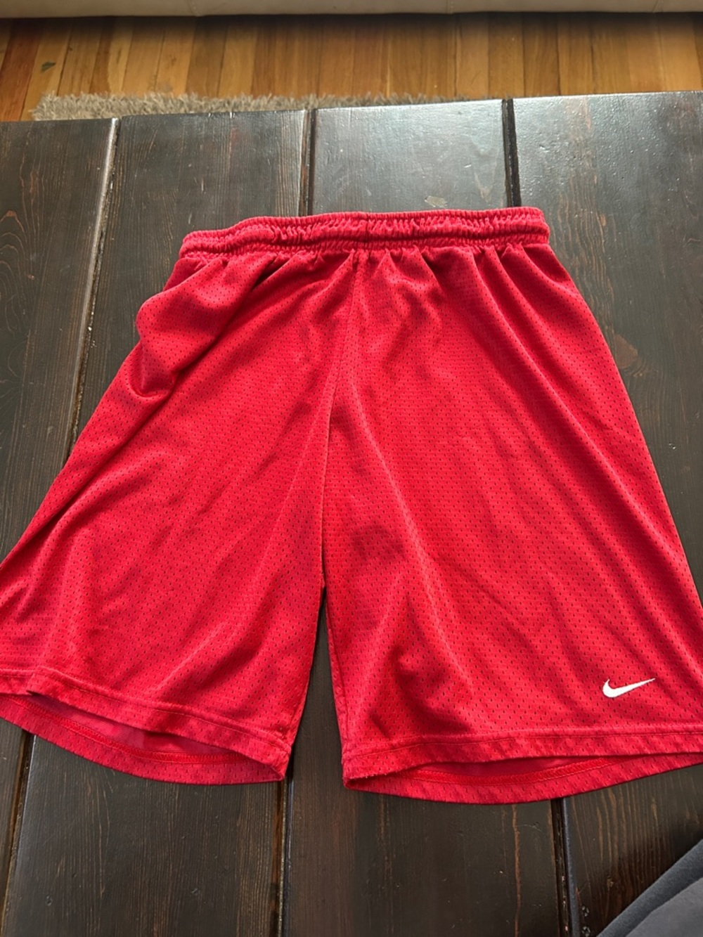 Nike Red Perforated Training Shorts